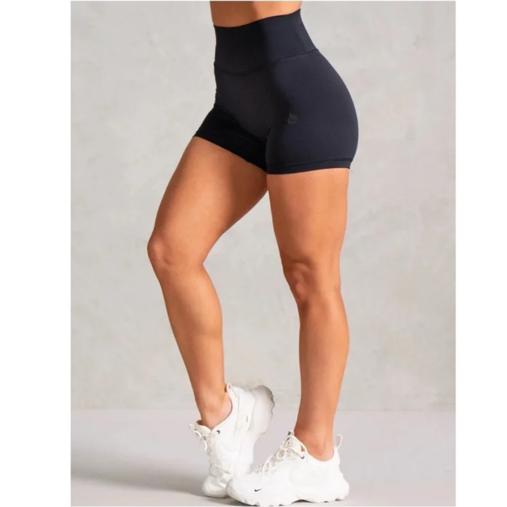 Ryderwear NKD Black Waisted Black Athletic Shorts